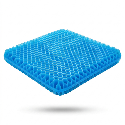 Komfy — Coussin gel double épaisseur, packshot fond blanc