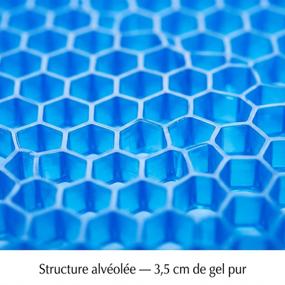 Komfy — Structure alvéolée gel double épaisseur 3,5 cm